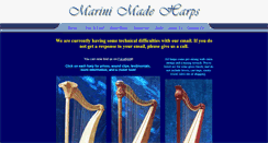 Desktop Screenshot of marinimadeharps.com